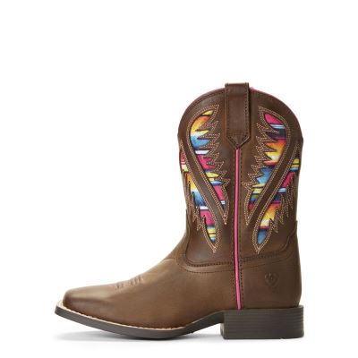 Ariat Western: Quickdraw VentTEK Botas Western Niños - Marrones (NOZGY1732)